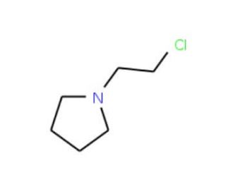 1-(2-chloroethyl)pyrrolidine (CAS 5050-41-9) - chemical structure image