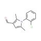 1-(2-chlorophenyl)-2,5-dimethyl-1H-pyrrole-3-carbaldehyde (CAS 119673-49-3) - chemical structure image