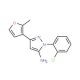1-(2-chlorophenyl)-3-(2-methyl-3-furyl)-1H-pyrazol-5-amine - chemical structure image