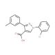 1-(2-chlorophenyl)-3-(3-methylphenyl)-1H-pyrazole-4-carboxylic acid - chemical structure image