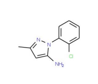 1-(2-Chlorophenyl)-3-methyl-1H-pyrazol-5-amine - chemical structure image