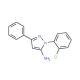 1-(2-chlorophenyl)-3-phenyl-1H-pyrazol-5-amine - chemical structure image