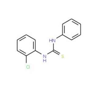 1-(2-Chlorophenyl)-3-phenyl-2-thiourea (CAS 1932-36-1) - chemical structure image