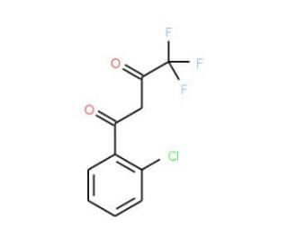 1-(2-Chlorophenyl)-4,4,4-trifluorobutane-1,3-dione (CAS 23975-60-2) - chemical structure image