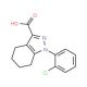1-(2-chlorophenyl)-4,5,6,7-tetrahydro-1H-indazole-3-carboxylic acid - chemical structure image