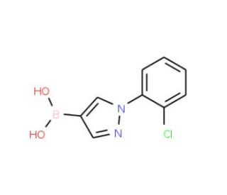 1-(2-Chlorophenyl)pyrazole-4-boronic acid (CAS 1072945-91-5) - chemical structure image