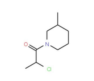 1-(2-chloropropanoyl)-3-methylpiperidine - chemical structure image