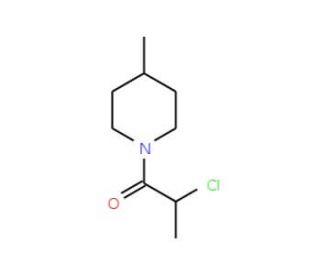 1-(2-chloropropanoyl)-4-methylpiperidine - chemical structure image