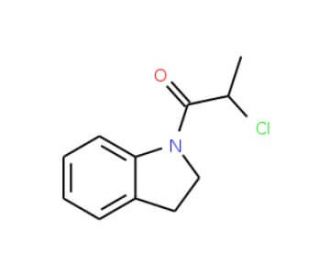 1-(2-chloropropanoyl)indoline - chemical structure image