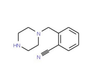 1-(2-Cyanobenzyl)piperazine (CAS 174609-74-6) - chemical structure image