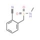 1-(2-cyanophenyl)-N-methylmethanesulfonamide (CAS 51045-35-3) - chemical structure image