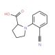 1-(2-Cyanophenyl)pyrrolidine-2-carboxylic acid - chemical structure image