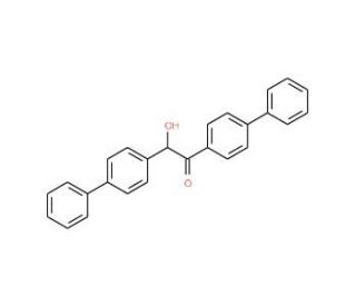 1,2-di-1,1&prime;-biphenyl-4-yl-2-hydroxyethanone (CAS 5623-25-6) - chemical structure image