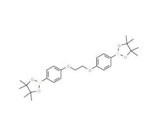 1,2-Di(4-boronophenoxy)ethane, dipinacol ester (CAS 957061-07-3) - chemical structure image