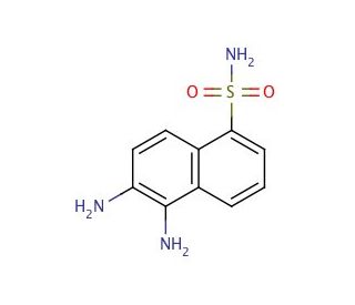 1,2-Diamino-naphthalene-5-sulfonamide, Hydrochloride (CAS 1049752-75-1) - chemical structure image