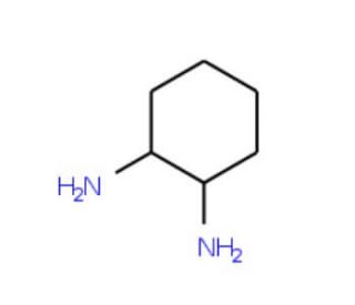 1,2-Diaminocyclohexane, mixture of cis and trans (CAS 694-83-7) - chemical structure image