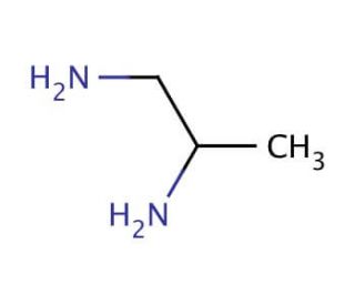 1,2-Diaminopropane (CAS 78-90-0) - chemical structure image