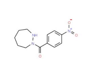 1,2-Diazepan-1-yl(4-nitrophenyl)methanone - chemical structure image