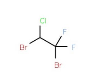 1,2-Dibromo-1-chloro-2,2-difluoroethane (CAS 421-36-3) - chemical structure image