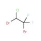 1,2-Dibromo-1-chloro-2,2-difluoroethane (CAS 421-36-3) - chemical structure image