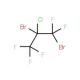 1,2-Dibromo-2-chloropentafluoropropane (CAS 661-93-8) - chemical structure image