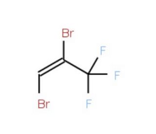 1,2-Dibromo-3,3,3-trifluoropropene (CAS 431-22-1) - chemical structure image