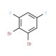 1,2-Dibromo-3,5-difluorobenzene (CAS 139215-43-3) - chemical structure image