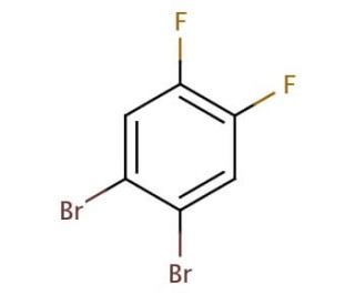 1,2-Dibromo-4,5-difluorobenzene (CAS 64695-78-9) - chemical structure image
