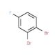 1,2-Dibromo-4-fluorobenzene (CAS 2369-37-1) - chemical structure image