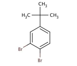 1,2-Dibromo-4-tert-butylbenzene (CAS 6683-75-6) - chemical structure image