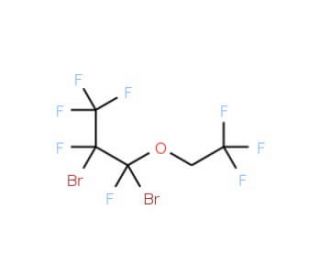 1,2-Dibromopentafluoropropyl-2,2,2-trifluoro-ethyl ether (CAS 396716-52-2) - chemical structure image