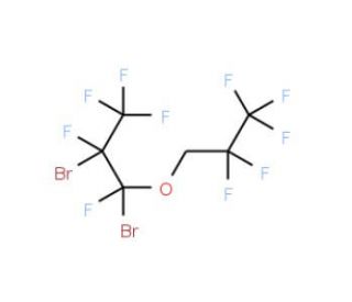 1,2-Dibromopentafluoropropyl-2,2,3,3,3-pentafluoro propyl ether (CAS 396716-50-0) - chemical structure image