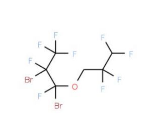 1,2-Dibromopentafluoropropyl-2,2,3,3-tetrafluoro-propyl ether (CAS 396716-51-1) - chemical structure image