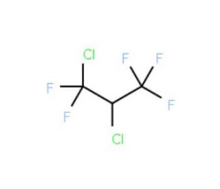 1,2-Dichloro-1,1,3,3,3-pentafluoropropane (CAS 431-86-7) - chemical structure image