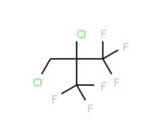 1,2-Dichloro-3,3,3-trifluoro-2-(trifluoromethyl)-propane (CAS 138690-25-2) - chemical structure image