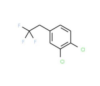 1,2-Dichloro-4-(2,2,2-trifluoroethyl)benzene - chemical structure image