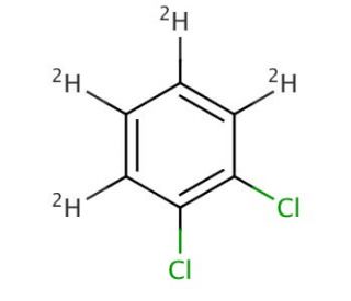 1,2-Dichlorobenzene-d4 (CAS 2199-69-1) - chemical structure image