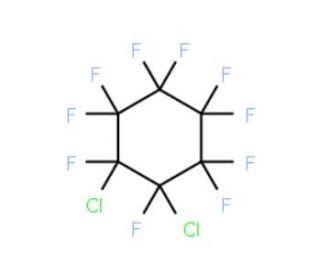 1,2-Dichlorodecafluorocyclohexane (CAS 336-14-1) - chemical structure image