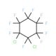 1,2-Dichlorodecafluorocyclohexane (CAS 336-14-1) - chemical structure image