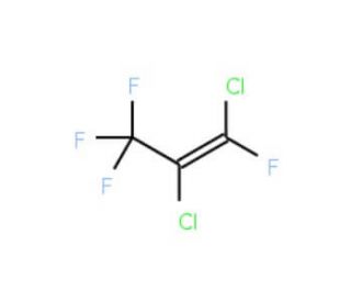 1,2-Dichlorotetrafluoropropene (CAS 431-53-8) - chemical structure image