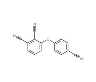 1,2-Dicyano-3-(4-nitrilephenyl)benzene - chemical structure image