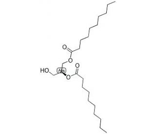1,2-Didecanoyl-sn-glycerol (CAS 60514-49-0) - chemical structure image