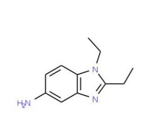 1,2-Diethyl-1H-benzoimidazol-5-ylamine - chemical structure image