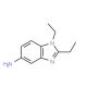 1,2-Diethyl-1H-benzoimidazol-5-ylamine - chemical structure image