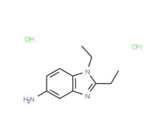 1,2-Diethyl-1H-benzoimidazol-5-ylaminedihydrochloride - chemical structure image