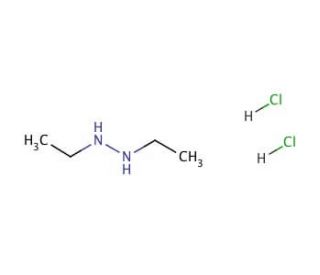 1,2-Diethylhydrazine dihydrochloride (CAS 7699-31-2) - chemical structure image