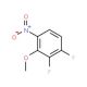 1,2-Difluoro-3-methoxy-4-nitrobenzene (CAS 66684-60-4) - chemical structure image