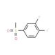 1,2-Difluoro-4-methylsulfonylbenzene (CAS 424792-57-4) - chemical structure image