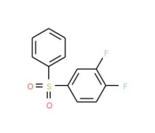 1,2-Difluoro-4-phenylsulfonylbenzene - chemical structure image