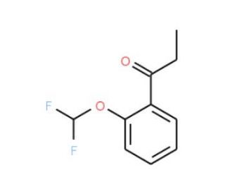 1-[2-(difluoromethoxy)phenyl]propan-1-one - chemical structure image